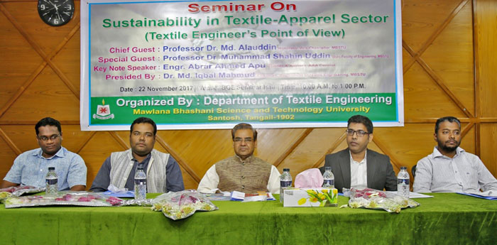 MBSTU hosts seminar on Sustainability